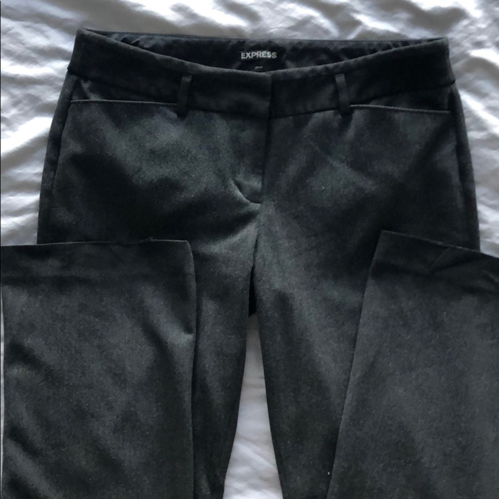 Express editor dark grey pants. Size 10 R